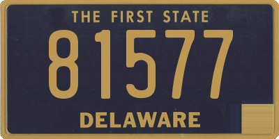 DE license plate 81577