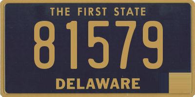 DE license plate 81579