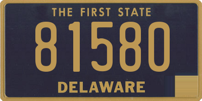 DE license plate 81580