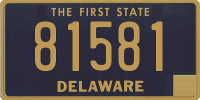 DE license plate 81581