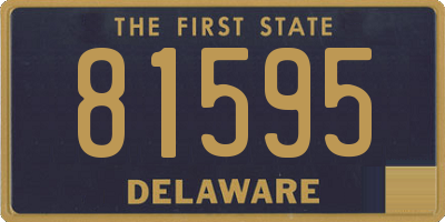 DE license plate 81595