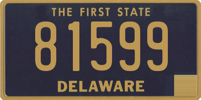 DE license plate 81599