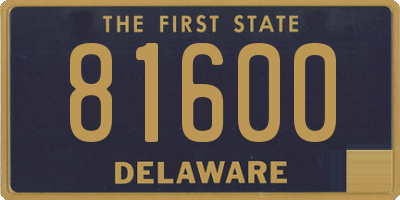 DE license plate 81600