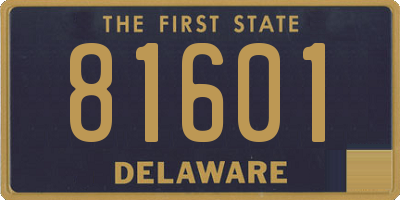 DE license plate 81601