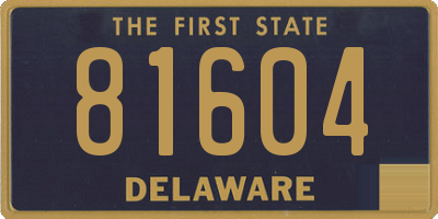 DE license plate 81604