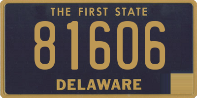 DE license plate 81606