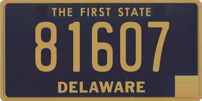 DE license plate 81607