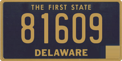 DE license plate 81609