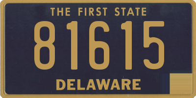 DE license plate 81615