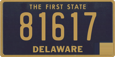 DE license plate 81617