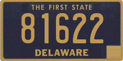 DE license plate 81622