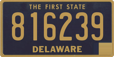 DE license plate 816239