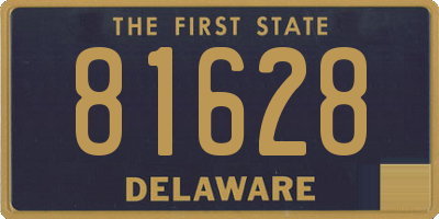 DE license plate 81628