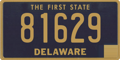 DE license plate 81629