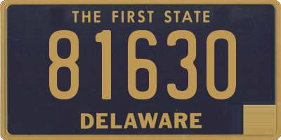 DE license plate 81630