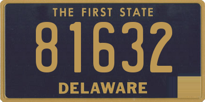 DE license plate 81632