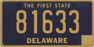 DE license plate 81633