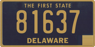 DE license plate 81637