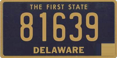 DE license plate 81639