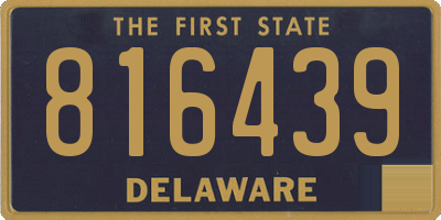 DE license plate 816439