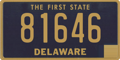 DE license plate 81646