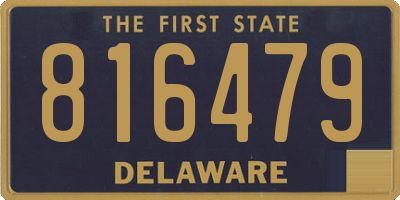 DE license plate 816479