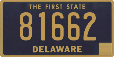 DE license plate 81662
