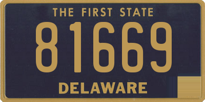 DE license plate 81669