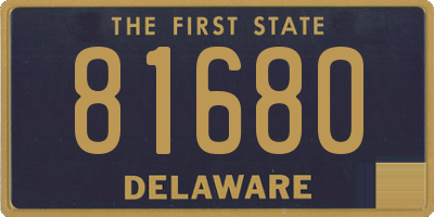 DE license plate 81680