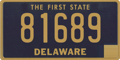 DE license plate 81689