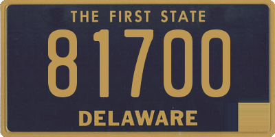 DE license plate 81700