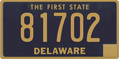 DE license plate 81702