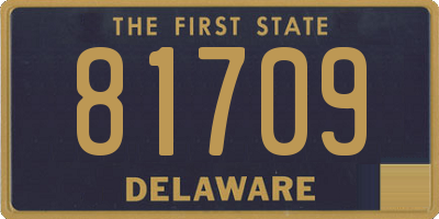 DE license plate 81709