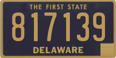 DE license plate 817139