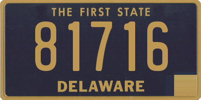 DE license plate 81716