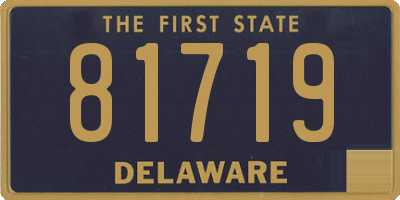 DE license plate 81719