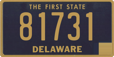 DE license plate 81731