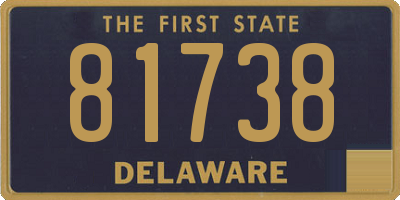 DE license plate 81738