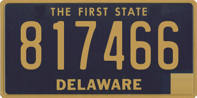 DE license plate 817466