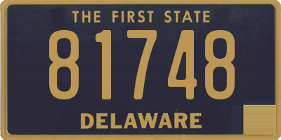 DE license plate 81748