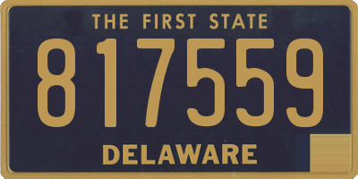 DE license plate 817559