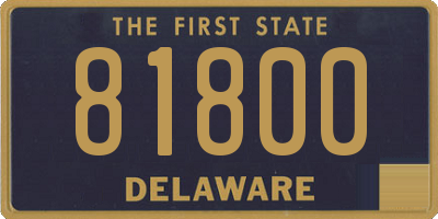 DE license plate 81800