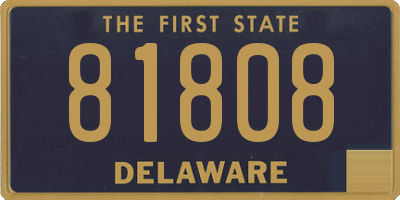 DE license plate 81808