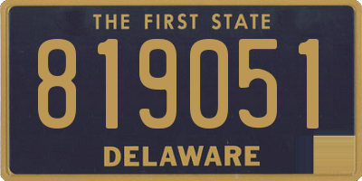 DE license plate 819051