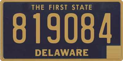 DE license plate 819084