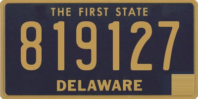 DE license plate 819127