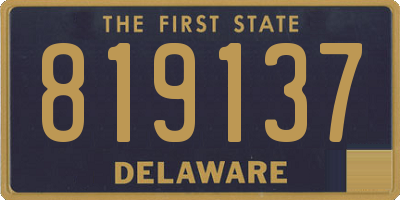 DE license plate 819137