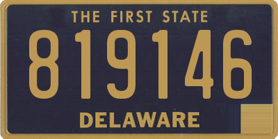 DE license plate 819146