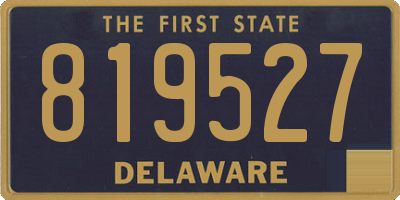 DE license plate 819527