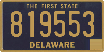 DE license plate 819553